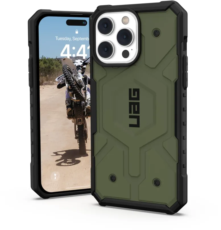Kryt na mobil UAG Pathfinder MagSafe Olive iPhone 14 Pro Max, pre Apple iPhone 14 Pro Max,