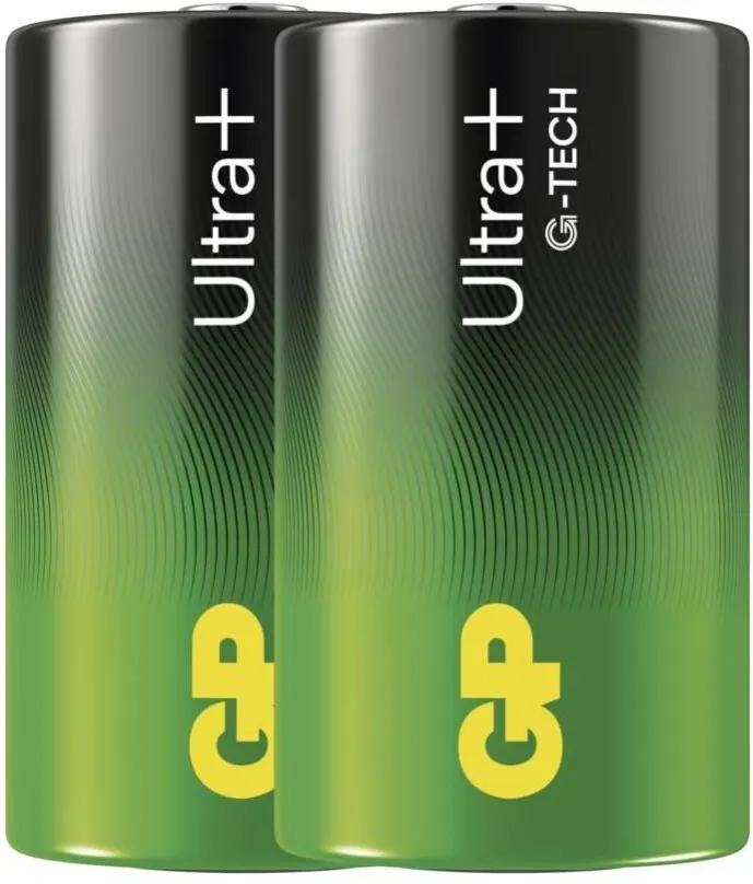 Jednorazová batéria GP Alkalická batéria Ultra Plus D (LR20), 2 ks