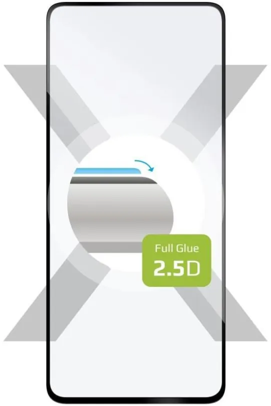 Ochranné sklo FIXED FullGlue-Cover pre Xiaomi POCO X5 Pre 5G čierne