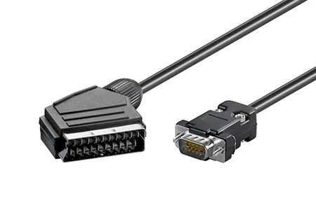 Goobay Kábel VGA MD15HD -> Scart (M), 2m