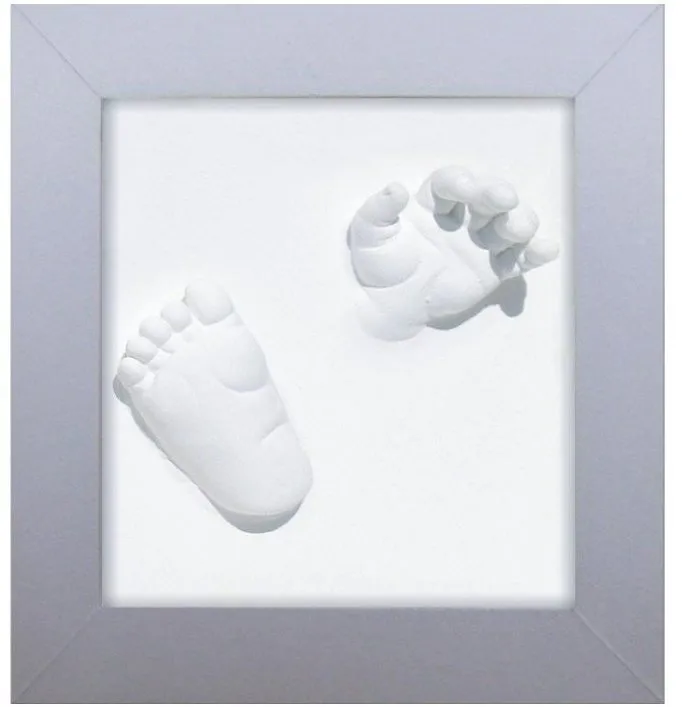 Súprava na odtlačky Happy Hands 3D DeLuxe frame White