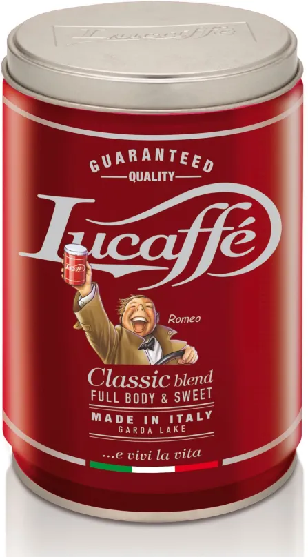 Káva Lucaffé Classic, zrnková, 250g, zrnková, zmes kávových odrôd,
