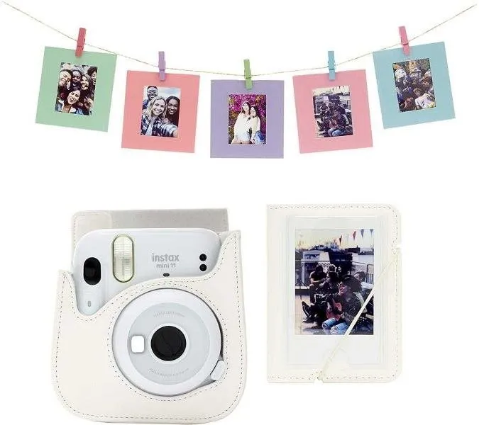 Puzdro na fotoaparát Fujifilm instax mini 11 accessory kit ice-white