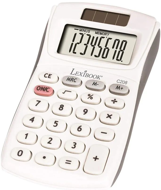 Kalkulačka Lexibook 8 miestna vrecková kalkulačka solárna