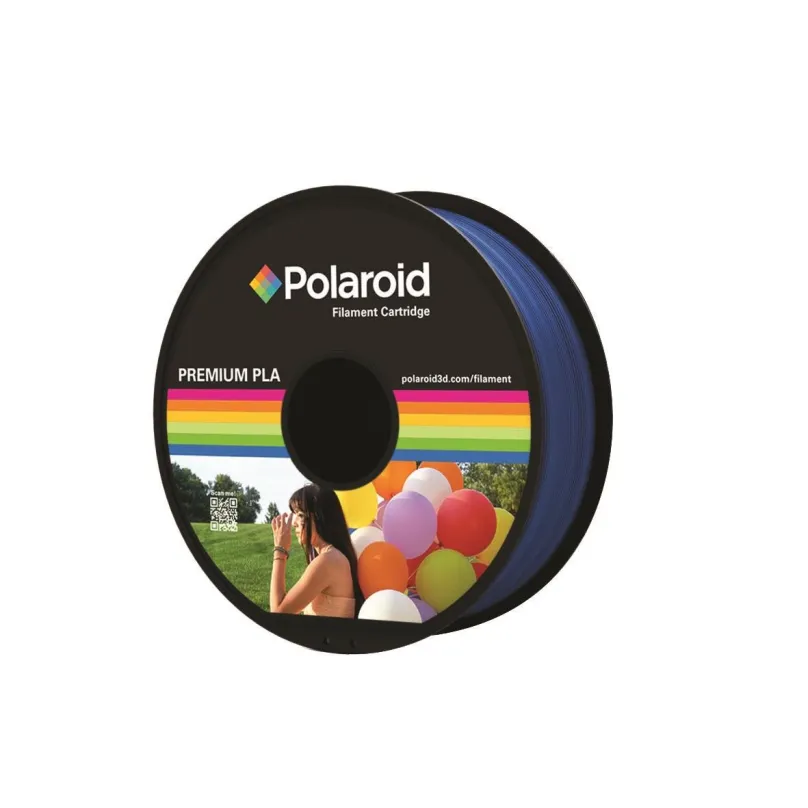 Filament Polaroid PLA Blue U 1kg, materiál PLA, priemer 1,75 mm s toleranciou 0,05 mm, hmo