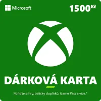 Dobíjacie karta Xbox Live Darčeková karta v hodnote 1500Kč