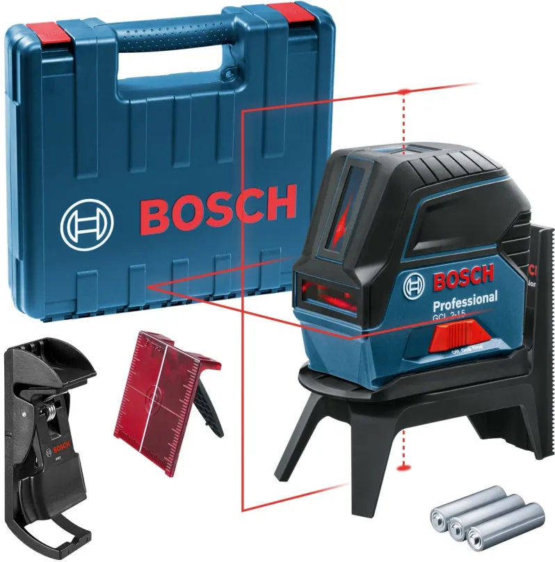 Rotačný laser Bosch Professional GCL 2-15 + RM1 + kufor 0.601.066.E02