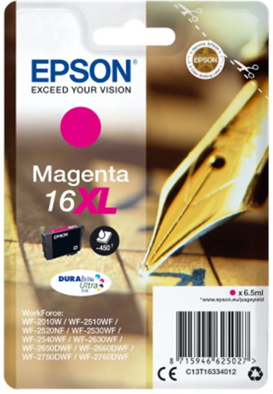 Cartridge Epson T1633 XL purpurová