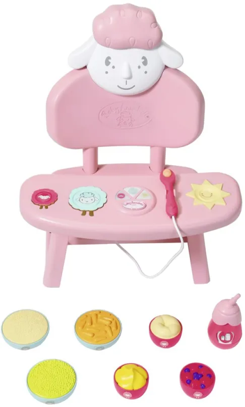 Nábytok pre bábiky BABY Annabell Jedálenská stolička so zvukmi