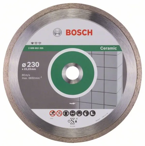 Diamantový kotúč Bosch Standard for Ceramic 230x22.23x1.6x7mm 2.608.602.205