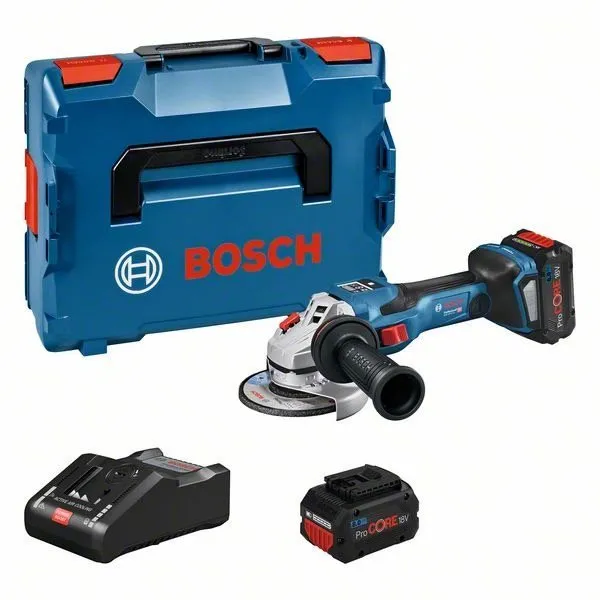 Uhlová brúska Bosch GWS 18V-15 SC Professional 2x8Ah 0.601.9H6.101