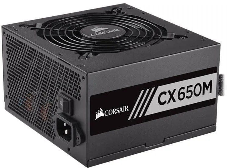 Počítačový zdroj Corsair CX650M, 650W, ATX, 80 PLUS Bronze, účinnosť 85%, 4 × PCIe (8-pin)