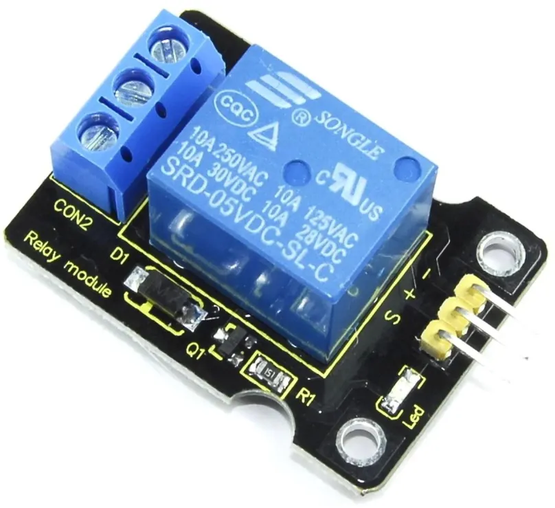 Stavebnica Keyestudio Arduino modul single relé 5 V