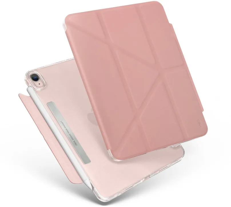 Puzdro na tablet UNIQ Camden antimikrobiálny obal pre iPad Mini (2021) ružový