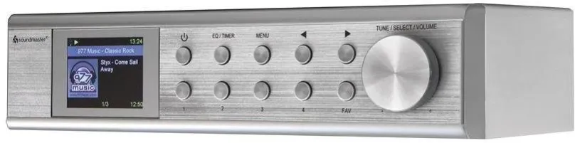 Rádio Soundmaster IR1500SI, klasické, DAB+ a FM tuner so 100 predvoľbami, výkon 3 W, ekval