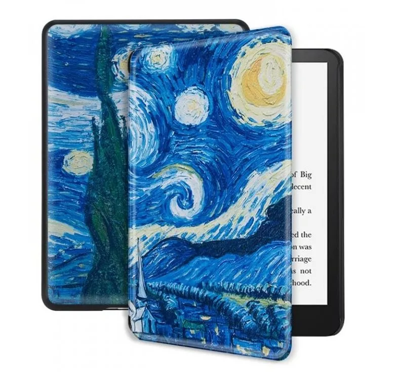 Puzdro na čítačku kníh B-SAFE Lock 2377 pre Amazon Kindle Paperwhite 5 2021, Gogh