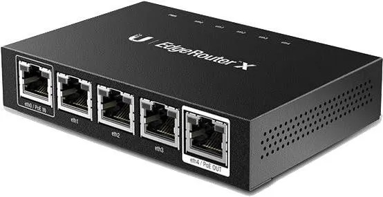 Router Ubiquiti EdgeRouter X, 2 x LAN, procesor s frekvenciou 880 MHz, PPTP, L2TP