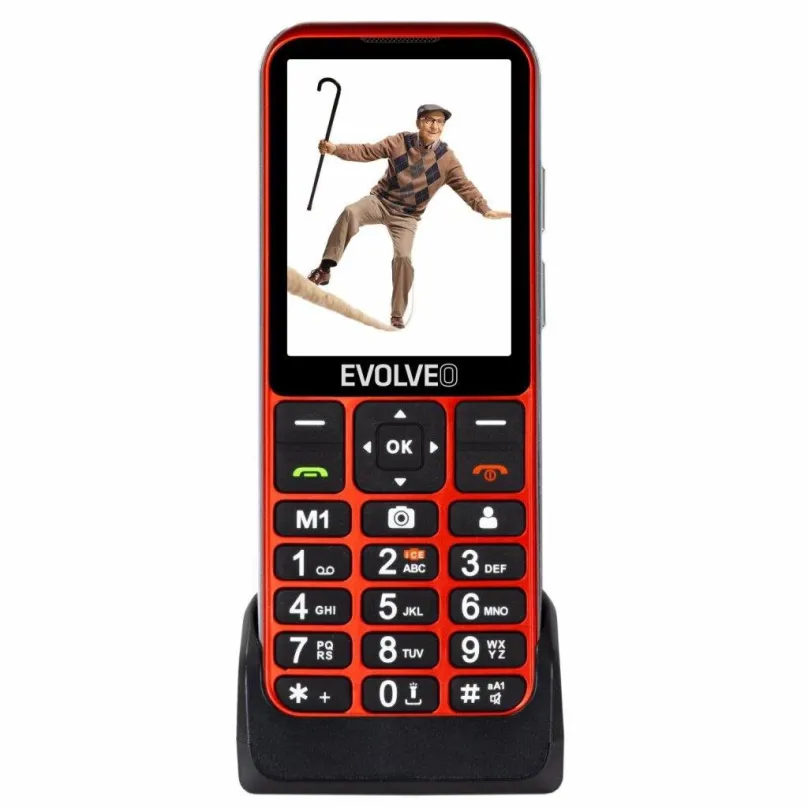 Mobilný telefón EVOLVEO EasyPhone LT červená