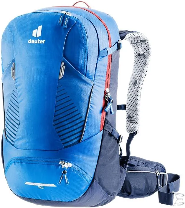 Cyklistický batoh Deuter Trans Alpine 30 modrý, prevedenie pánske, rozmery 24 x 28 x 54 c