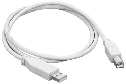 Dátový kábel Sipolar USB 2.0 prepojovací AB, 1,4 metra, biely