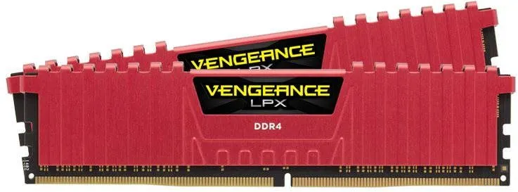 Operačná pamäť Corsair 16GB KIT DDR4 SDRAM 2666MHz CL16 Vengeance LPX červená
