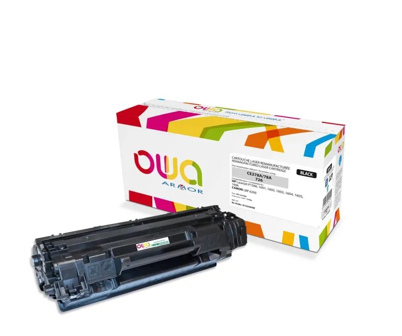 OWA Armor toner kompatibilný s HP LJ P1566, 1601, CE278A, 2100st, čierna/black