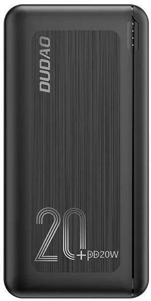 Powerbanka Dudao K12PQ+ 20000mAh, 2 x USB, QC 3.0 PD, 20W, čierny