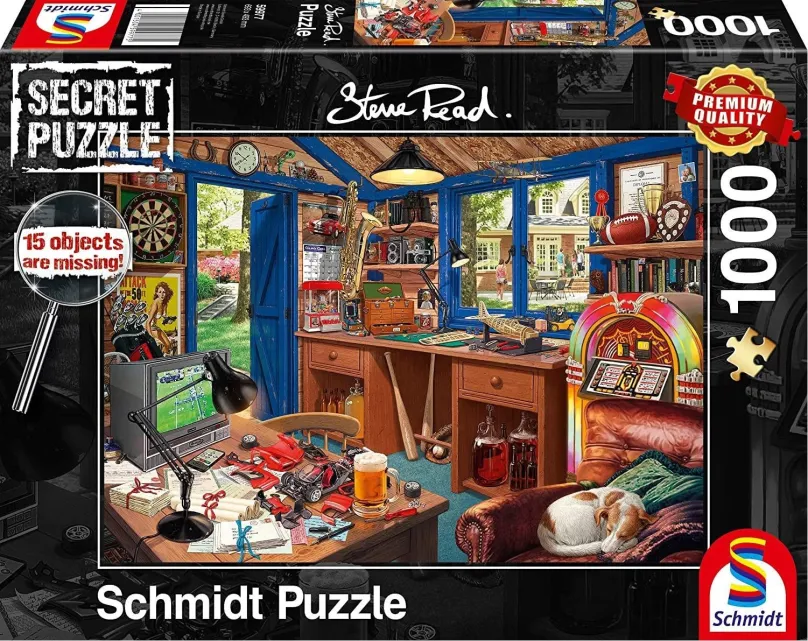 SCHMIDT Secret puzzle Tatova dielňa 1000 dielikov