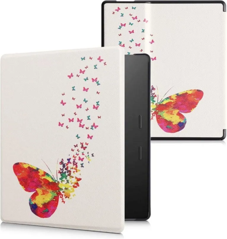 Púzdro na čítačku kníh KW Mobile - Butterfly Swarm - KW4941714 - púzdro pre Amazon Kindle Oasis 2/3 - viacfarebné