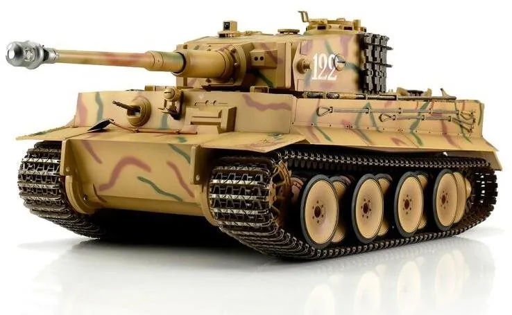 RC tank Torro Tiger I. WSN 2,4 GHz pieskový1:16