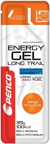 Energetický gél Penco Energy gel LONG TRAIL, 35g, pomaranč