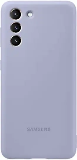 Kryt na mobil Samsung Silikónový zadný kryt pre Galaxy S21 fialový