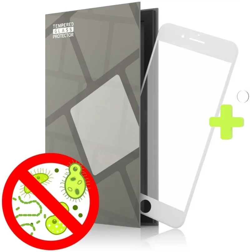 Ochranné sklo Tempered Glass Protector antibacterial pre iPhone 7/8/SE 2022/SE 2020 (Case Friendly) 3D GLASS
