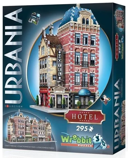 3D puzzle Wrebbit 3D puzzle Urbania: Hotel 295 dielikov