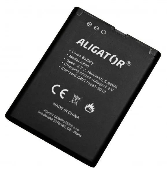 Batéria pre mobilný telefón ALIGATOR A890 / A900, Li-Ion