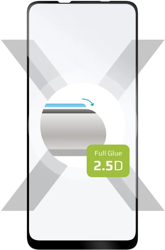Ochranné sklo FIXED FullGlue-Cover pre Samsung Galaxy A21s čierne