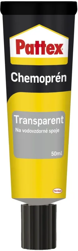 Lepidlo PATTEX Chemoprén Transparent, kontaktné, zaistí pružný typ spoja, univerzálne pou