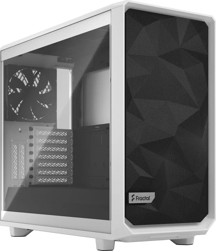 Počítačová skriňa Fractal Design Meshify 2 White TG Clear