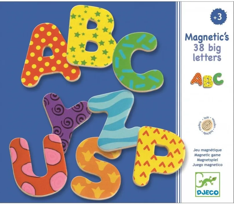 Vzdelávacie hračka Magnetická abeceda