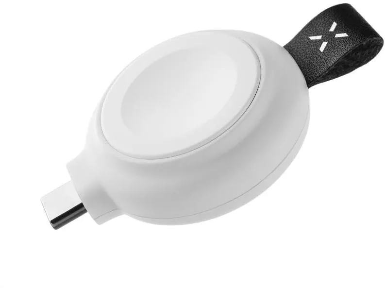 Bezdrôtová nabíjačka FIXED Orb pre Apple Watch s podporou rýchlonabíjania MFi certifikácia biely