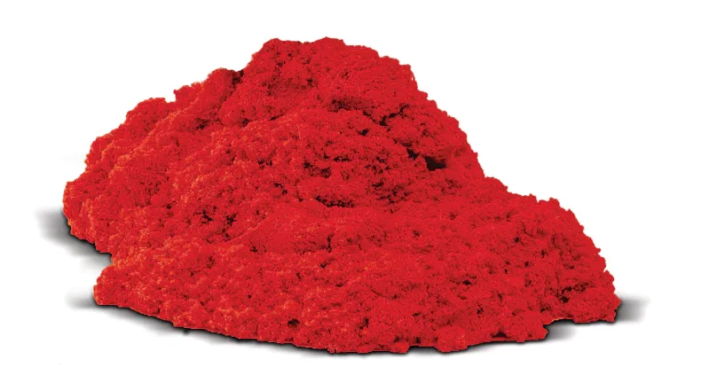 EDUPLAY Tekutý piesok 1 kg Farba: červená