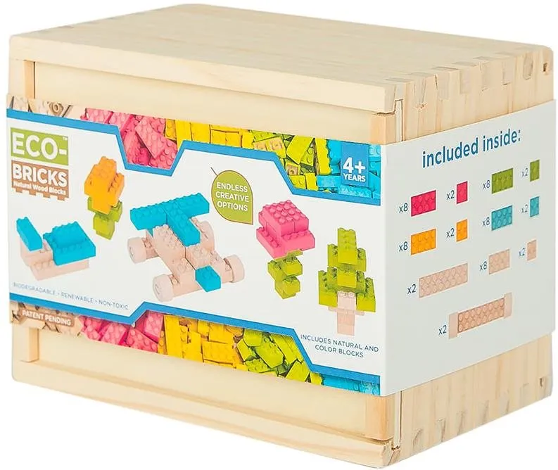 Stavebnica Once Kids Eco-Bricks Color 54 dielov