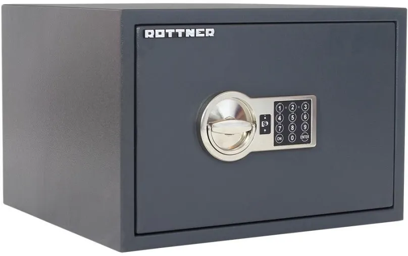 Trezor Rottner Power Safe 300 EL nábytkový elektronický antracitový trezor, do steny, do p