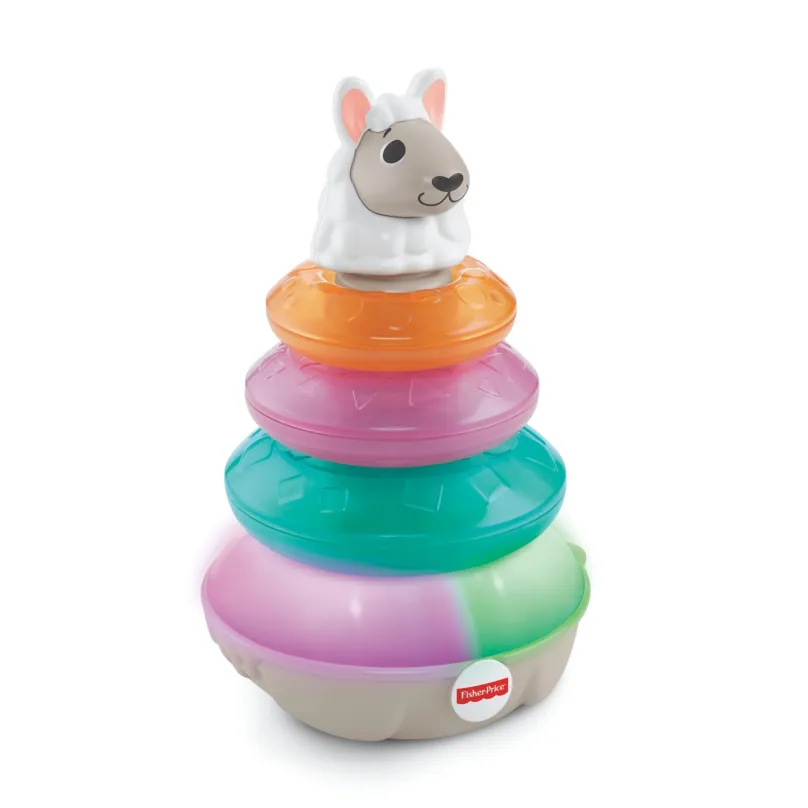 Interaktívna hračka Fisher-Price Linkimals hovoriaca lama s krúžkami SK