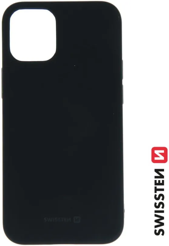 Kryt na mobil Swissten Soft Joy pre Apple iPhone 12 mini čierna