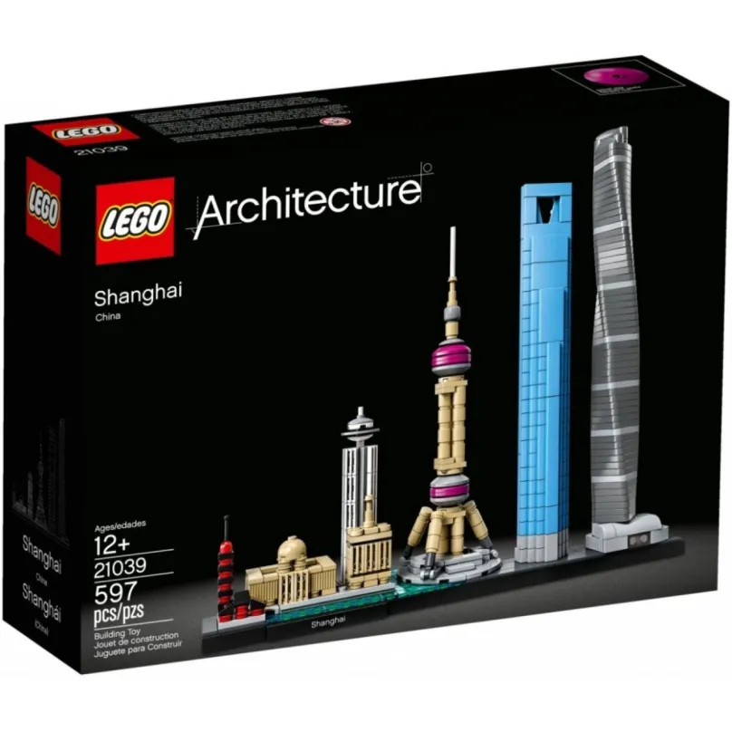 LEGO stavebnica LEGO Architecture 21039 Šanghaj, pre chlapcov, vhodné od 12 rokov