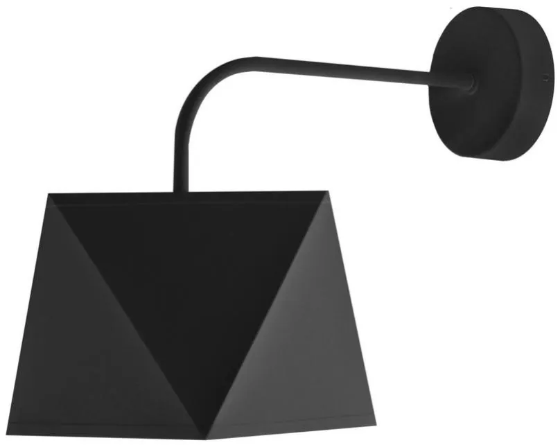 Nástenná lampa Nástenné svietidlo ADAMANT 1xE27/60W/230V Čierna