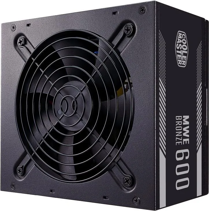 Počítačový zdroj Cooler Master MWE 600 BRONZE - V2, 600W, ATX, 80 PLUS Bronzia, účinnosť 8