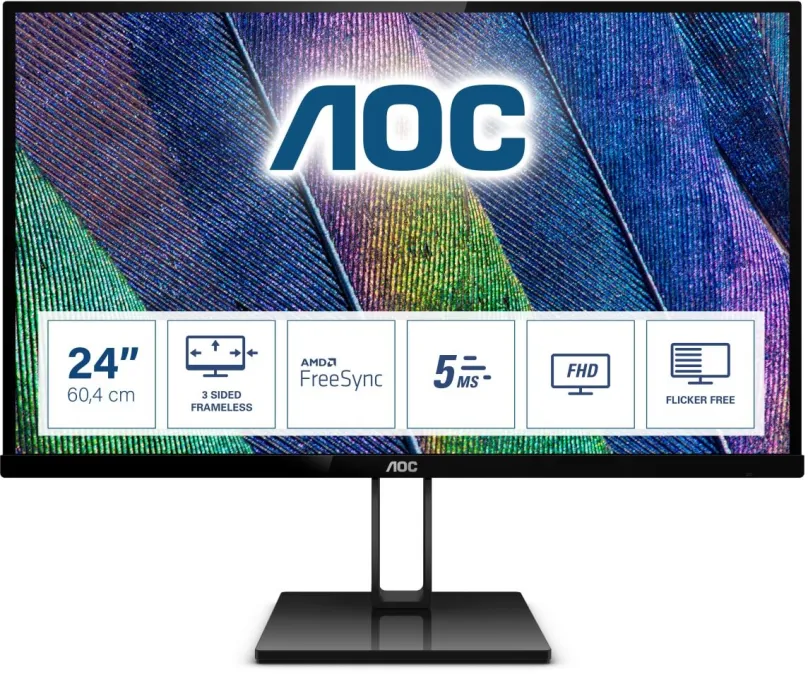 LCD monitor 24 "AOC 24V2Q