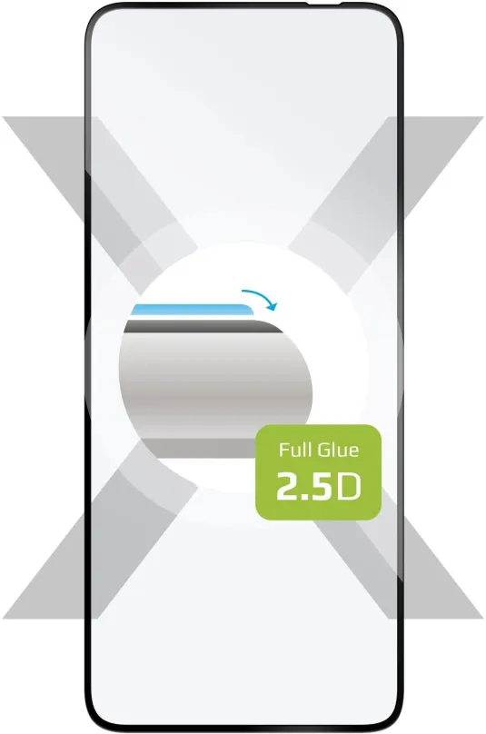 Ochranné sklo FIXED Full-Glue cover pre Motorola Moto Edge 30 Neo čierne